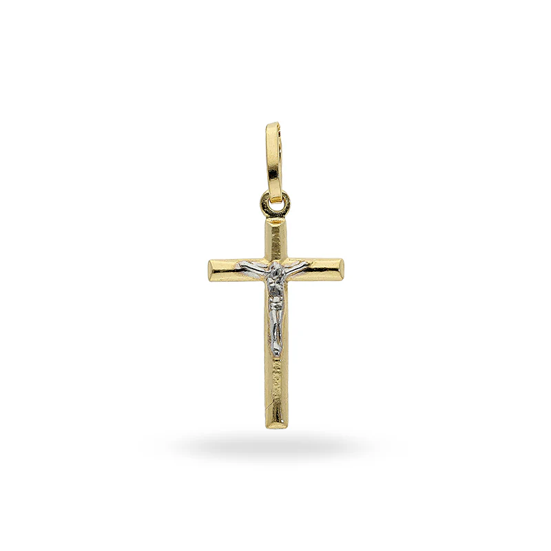 Gold Cross Pendant 18KT - FKJPND18KU1001