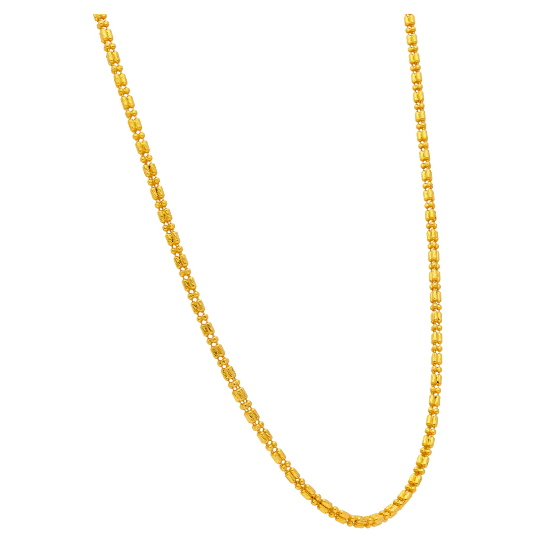Gold Curb Chain 22KT - FKJCN22KU6626 - Image 2