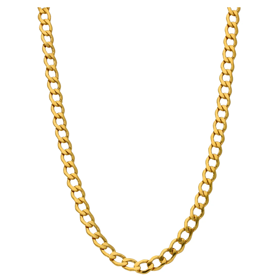 Gold Curb Chain 22KT - FKJCN22KU6627 - Image 2