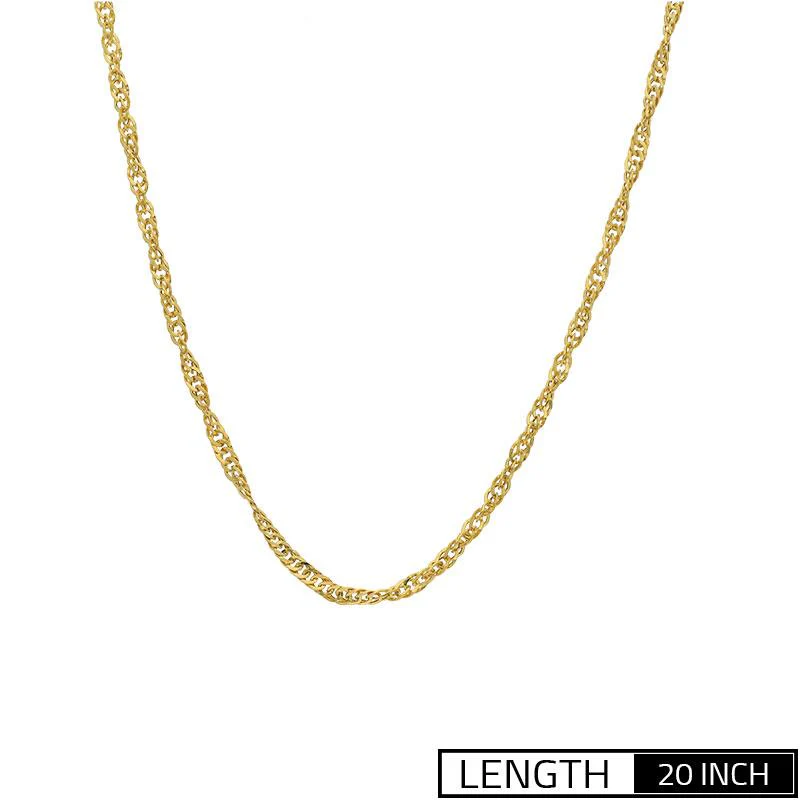 Gold Disco Chain 18KT - FKJCN2067 - Image 3