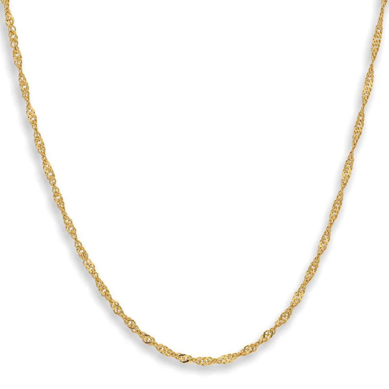 Gold Disco Chain 22KT - FKJCN22K2155