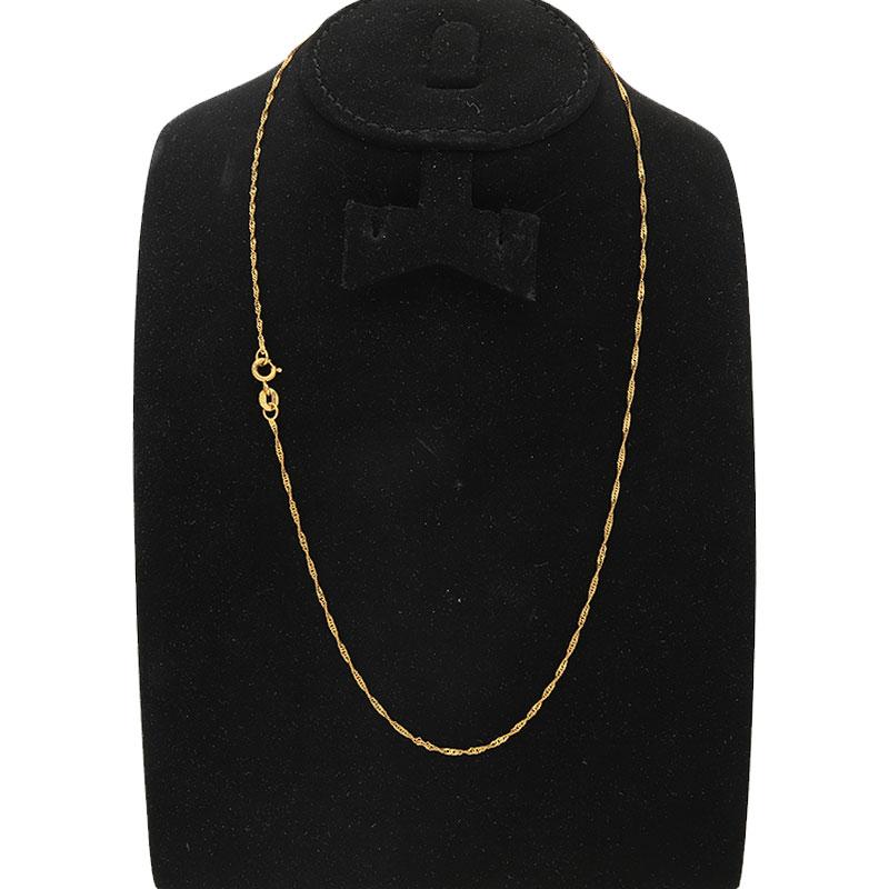 Gold Disco Chain 22KT - FKJCN22K2155 - Image 2