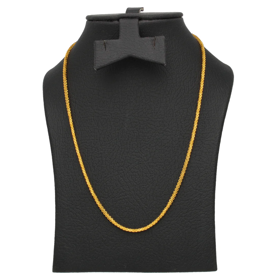 Gold Fancy Carpet Chain 22KT - FKJCN22KU6649