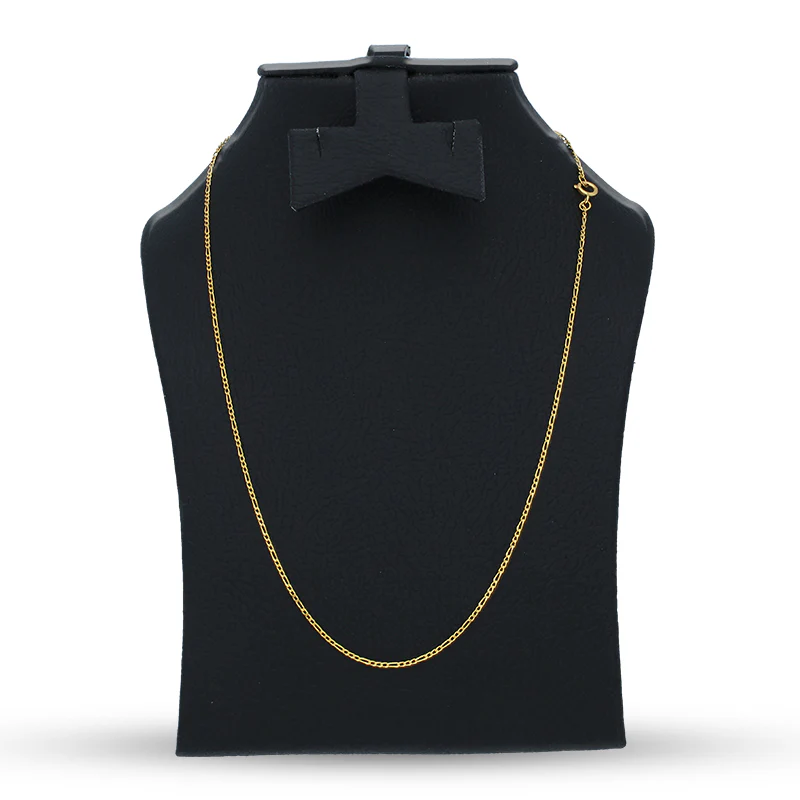 Gold Figaro Chain 21KT - FKJCN21KU3009 - Image 3