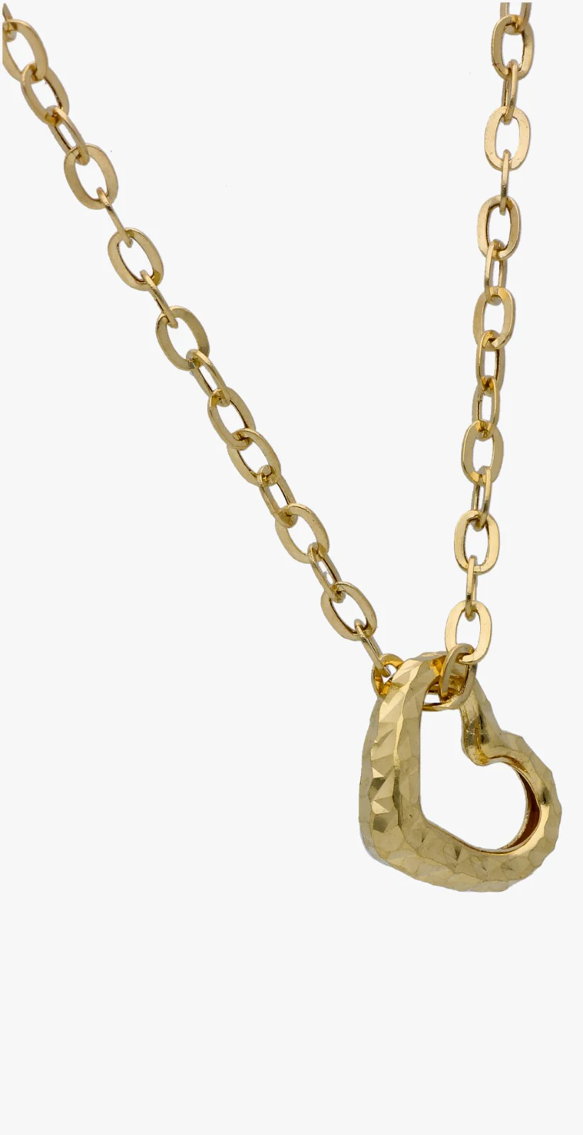 Gold Heart Necklace 18KT - FKJNKL18K2043 - Image 3
