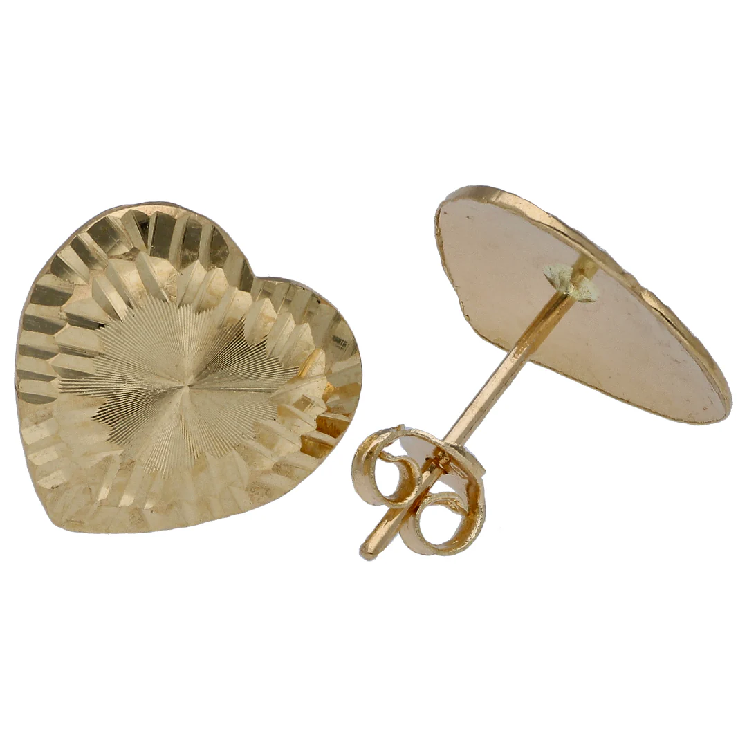 Gold Heart Shaped Pendant Set 18KT - FKJNKLST18KU6492 - Image 4