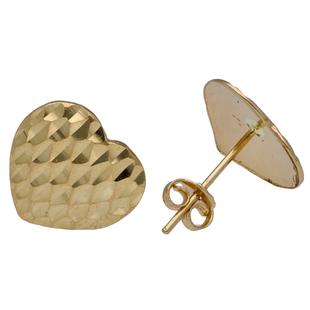 Gold Heart Shaped Pendant Set 18KT - FKJNKLST18KU6512 - Image 4