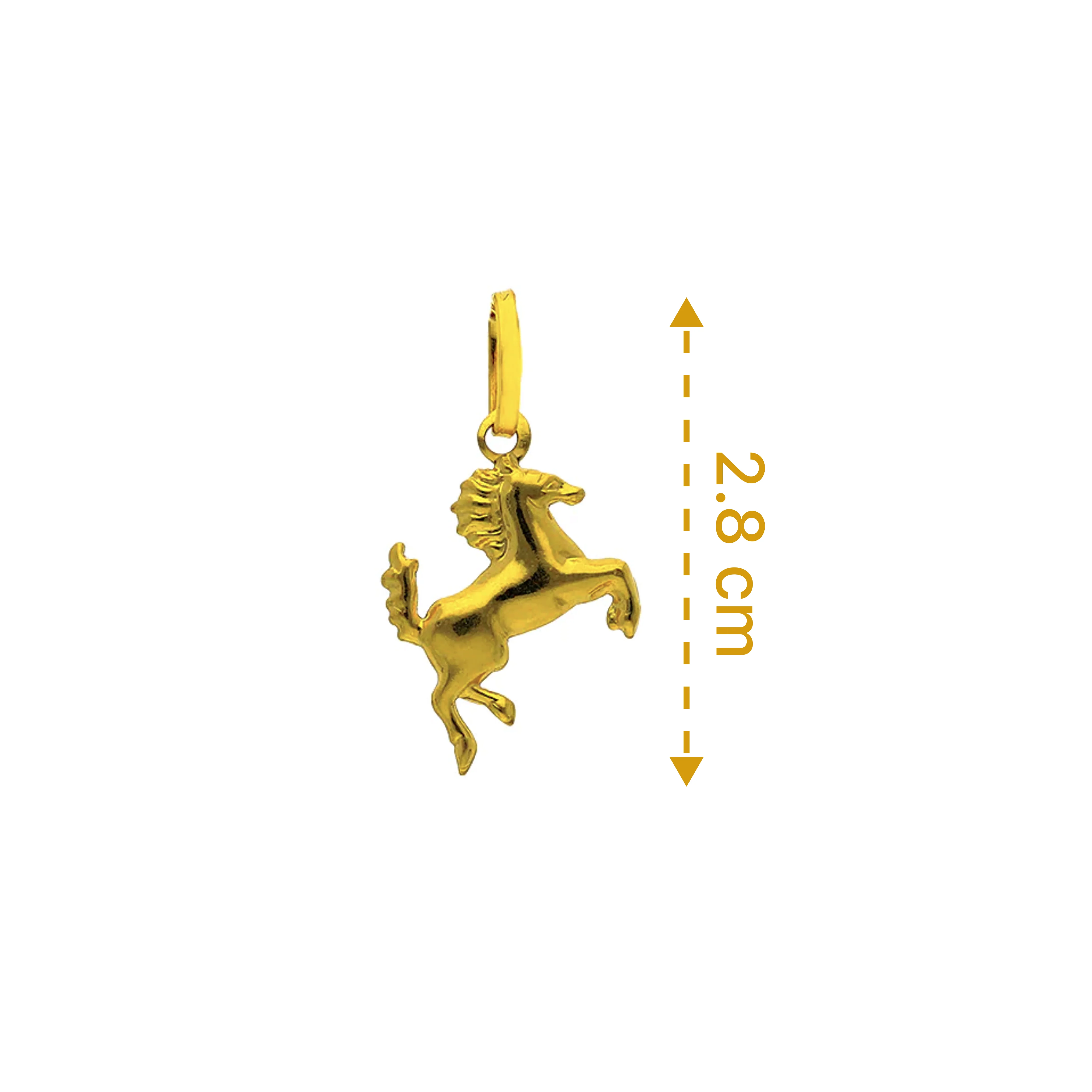 Gold Horse Pendant 18KT - FKJPND18KU1100 - Image 2