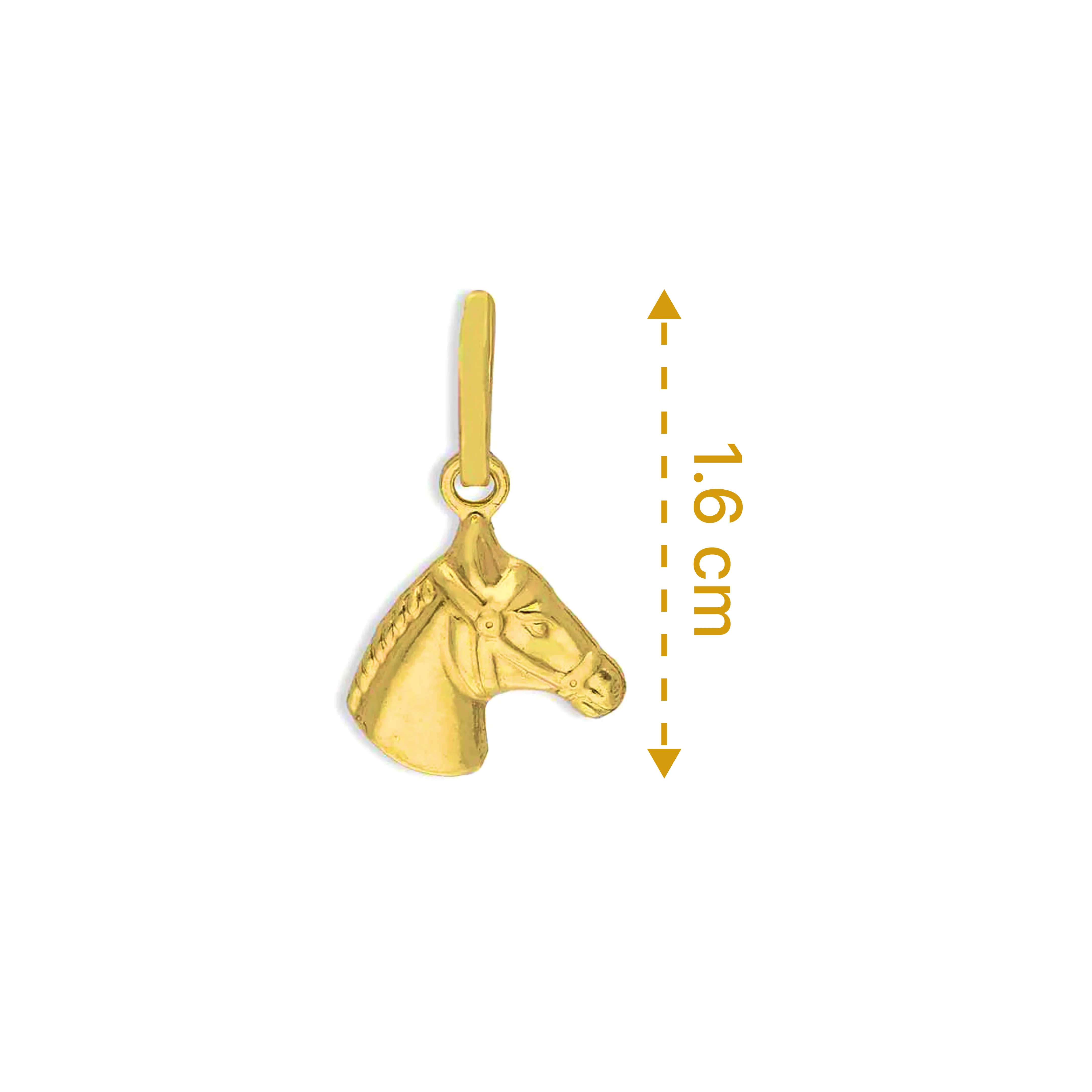 Gold Horse Pendant 18KT - FKJPND18KU1117 - Image 2