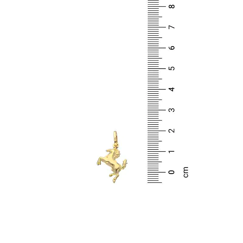 Gold Horse Pendant 18KT - FKJPND18KU1125 - Image 2