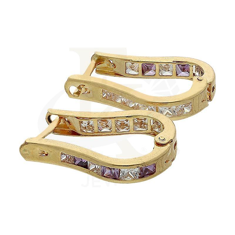 Gold Huggies Earrings 18KT - FKJERN18K2422