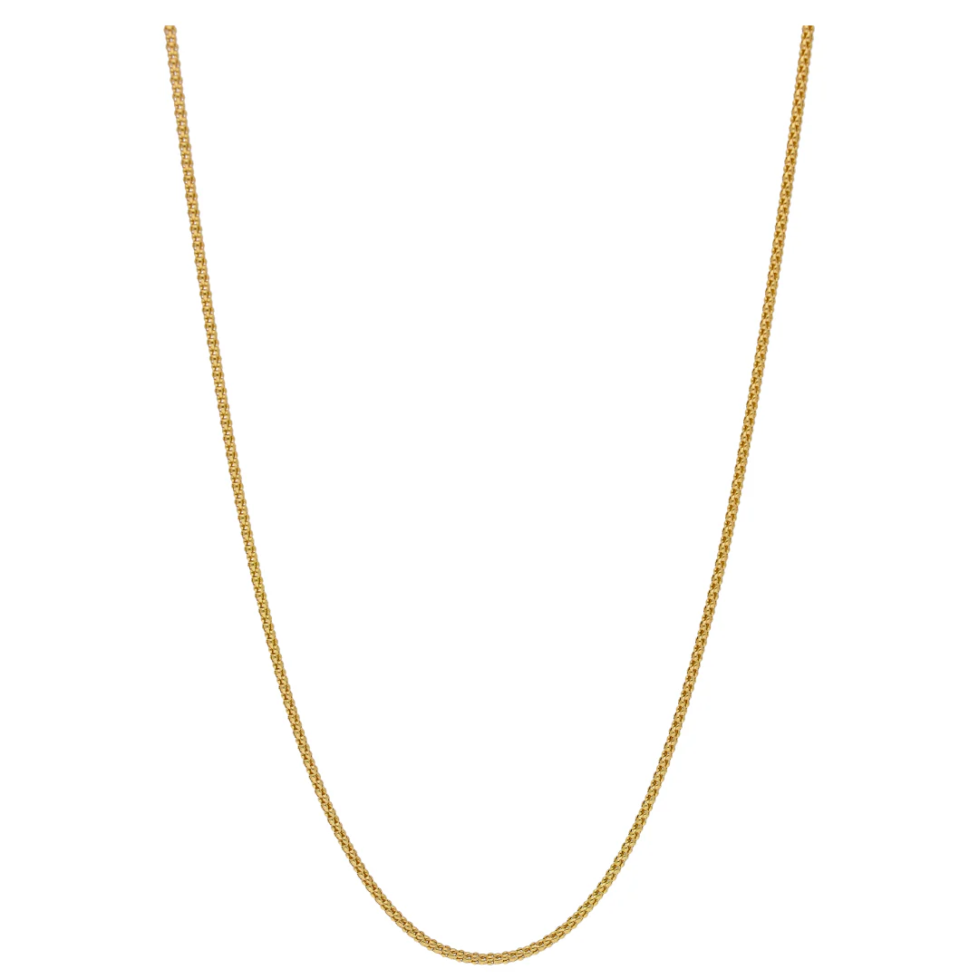 Gold Interlink Chain 18KT - FKJCN18KU6591 - Image 2