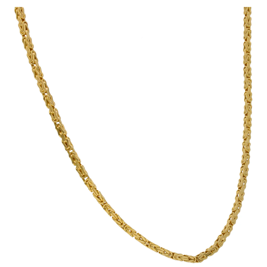 Gold Interlink Chain 18KT - FKJCN18KU6593 - Image 2