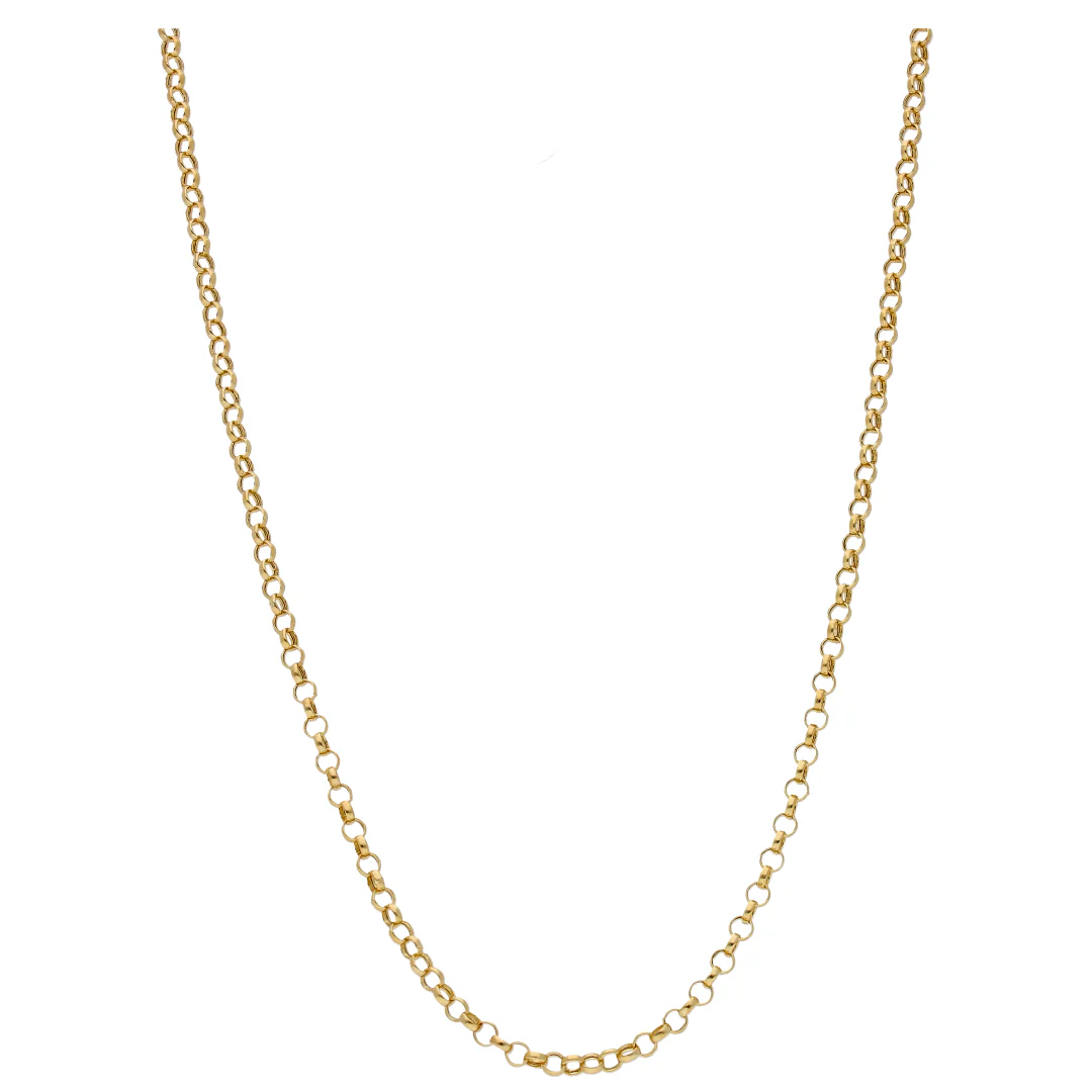 Gold Interlink Chain 18KT - FKJCN18KU6594 - Image 2