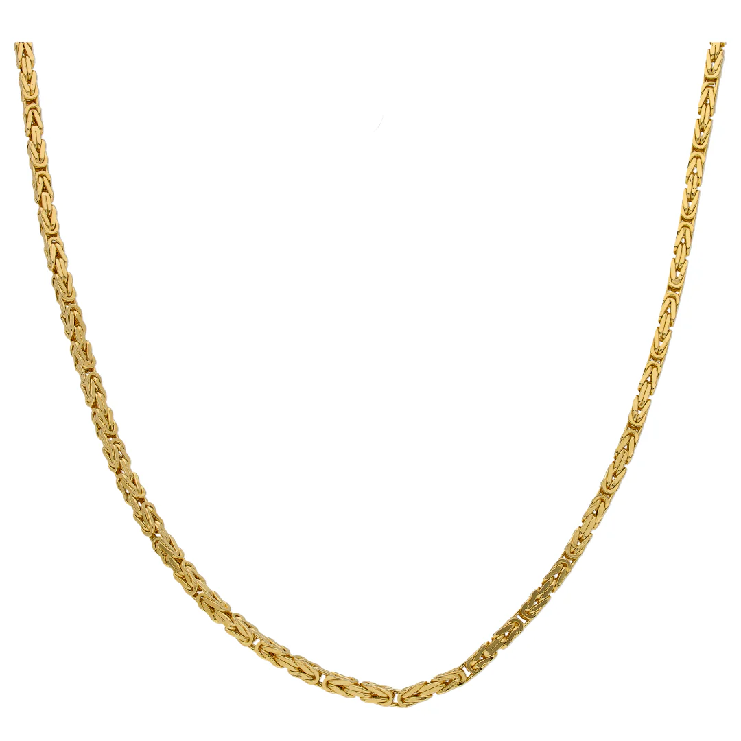 Gold Interlink Chain 18KT - FKJCN18KU6596 - Image 2