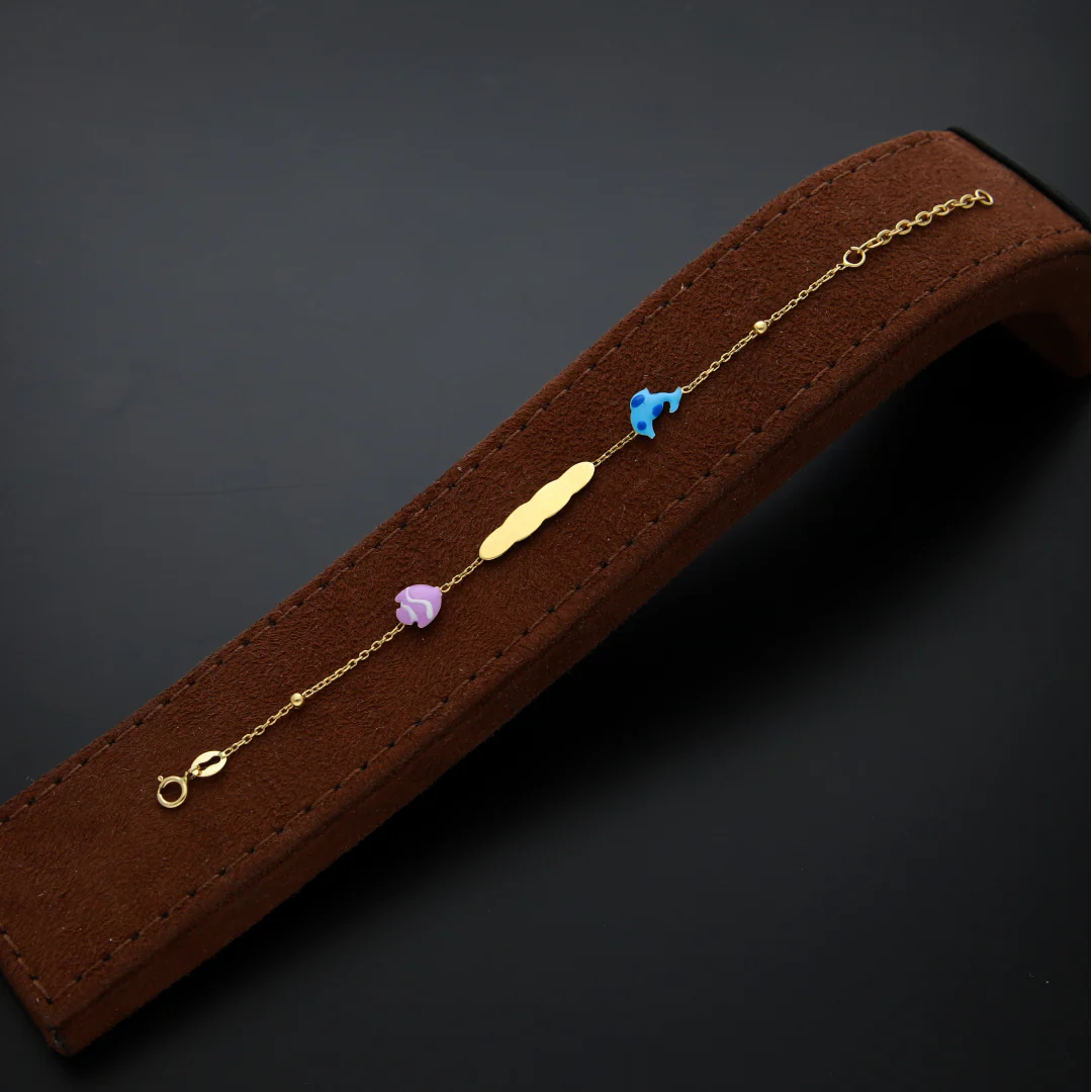 Gold Kids Bracelet 18KT - FKJBRL18KU6430 - Image 4