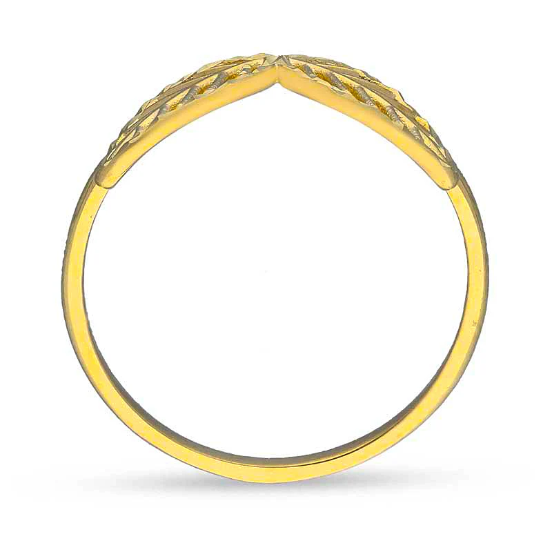 Gold Leaf Ring 18KT - FKJRN18KU2098 - Image 4