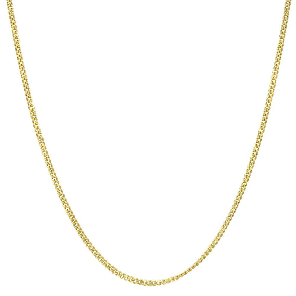 Gold Flat Link Chain 18KT - FKJCN2057 - Image 3
