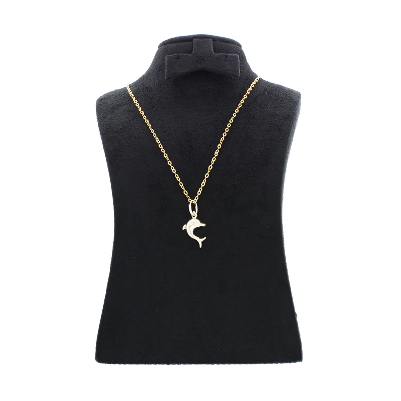 Gold Necklace (Chain with Dolphin Pendant) 18KT - FKJNKL18KU1060 - Image 3