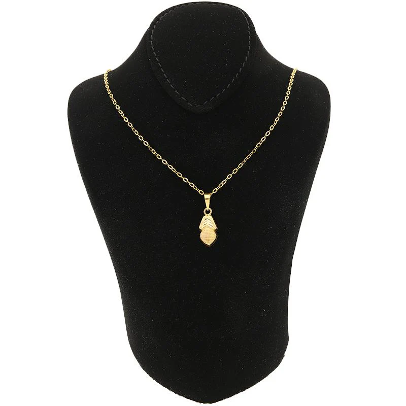 Gold Necklace (Chain with Heart Pendant) 18KT - FKJNKL18K2351 - Image 4