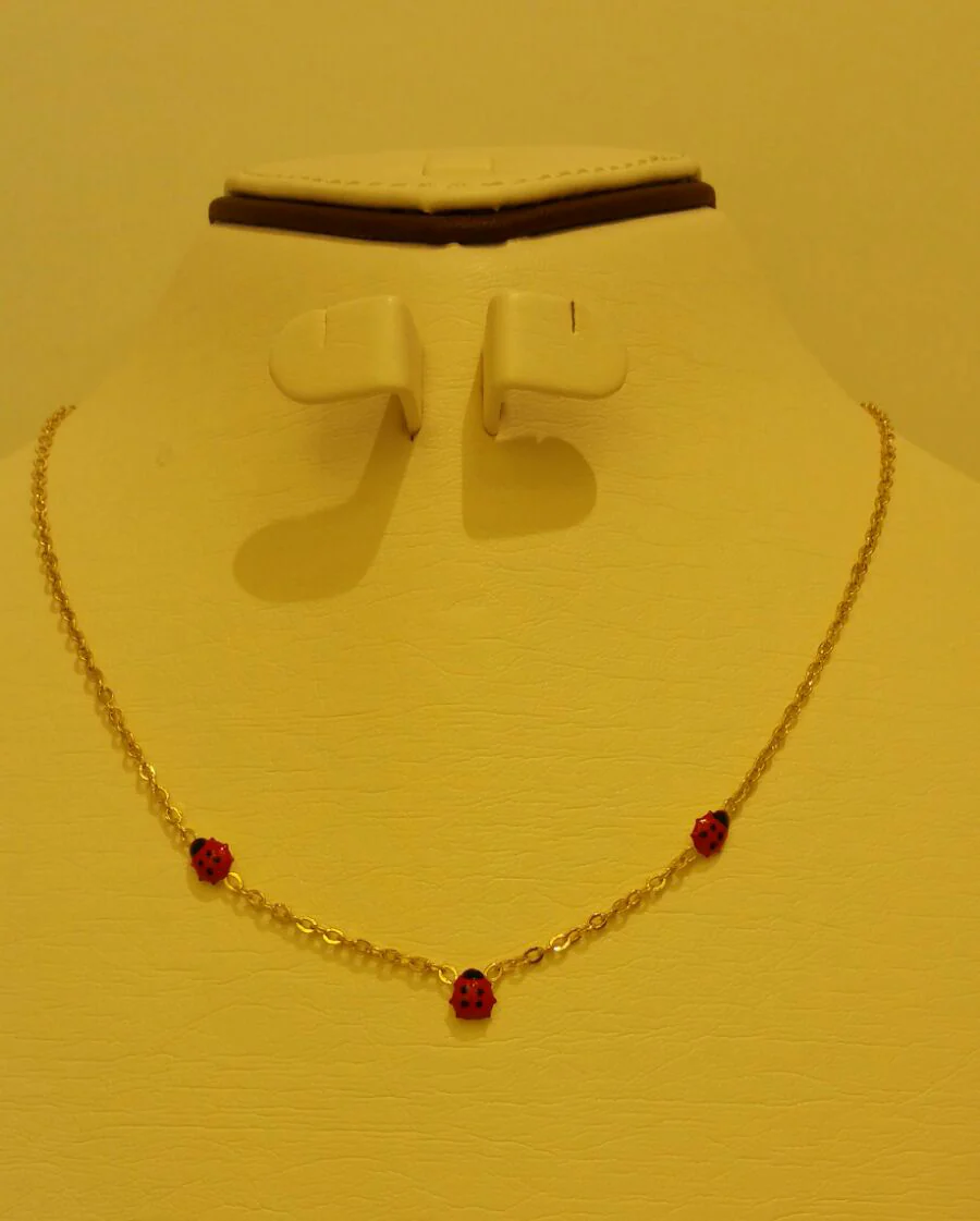 Gold Necklace (Chain with Pendant) 18KT - FKJNKL1168 - Image 3
