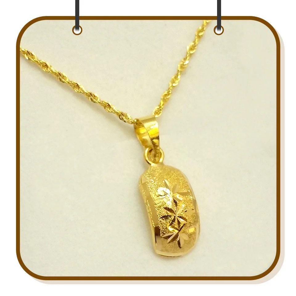 Gold Necklace (Chain with Pendant) 18KT - FKJNKL1205 - Image 2
