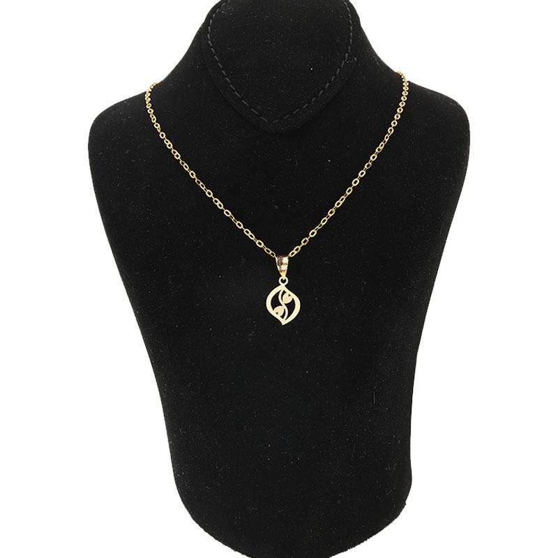Gold Necklace (Chain with Pendant) 18KT - FKJNKL18K2083 - Image 3