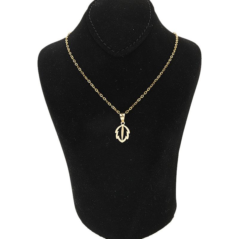 Gold Necklace (Chain with Pendant) 18KT - FKJNKL18K2084 - Image 3