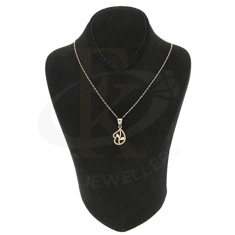 Gold Necklace (Chain with Pendant) 18KT - FKJNKL18K2334 - Image 4