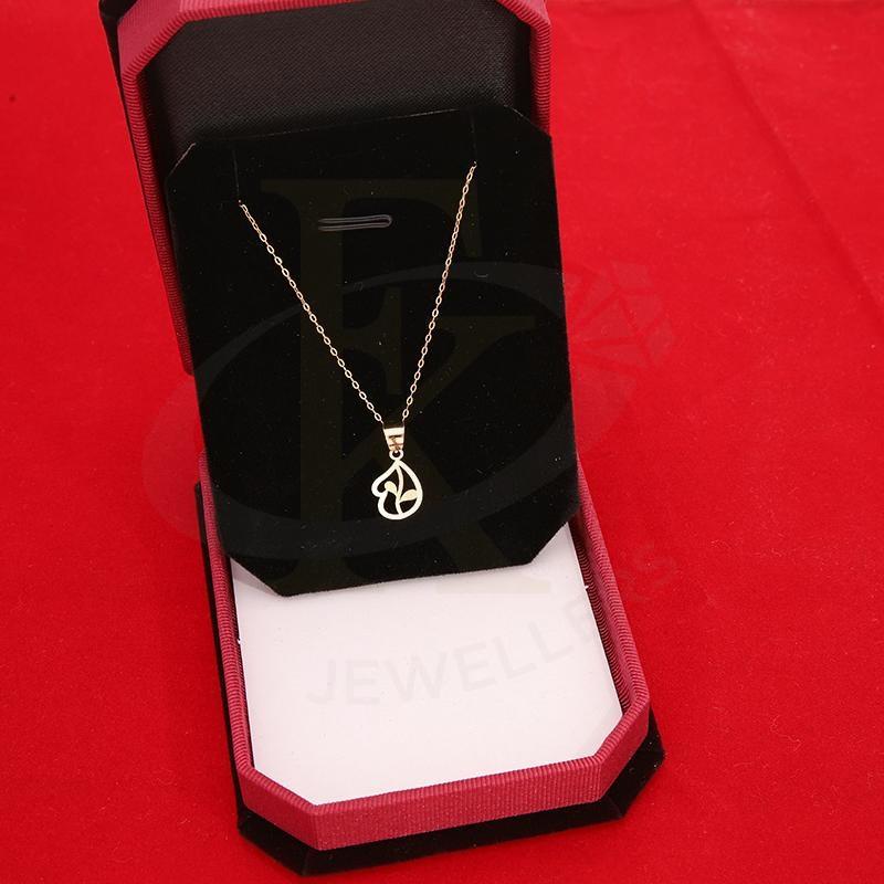 Gold Necklace (Chain with Pendant) 18KT - FKJNKL18K2334 - Image 5