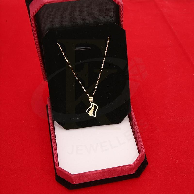 Gold Necklace (Chain with Pendant) 18KT - FKJNKL18K2336 - Image 5