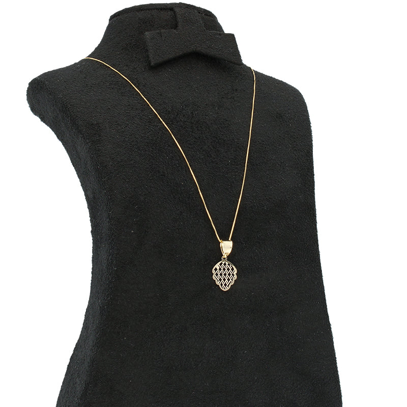 Gold Necklace (Chain with Pendant) 18KT - FKJNKL18KU1027 - Image 3