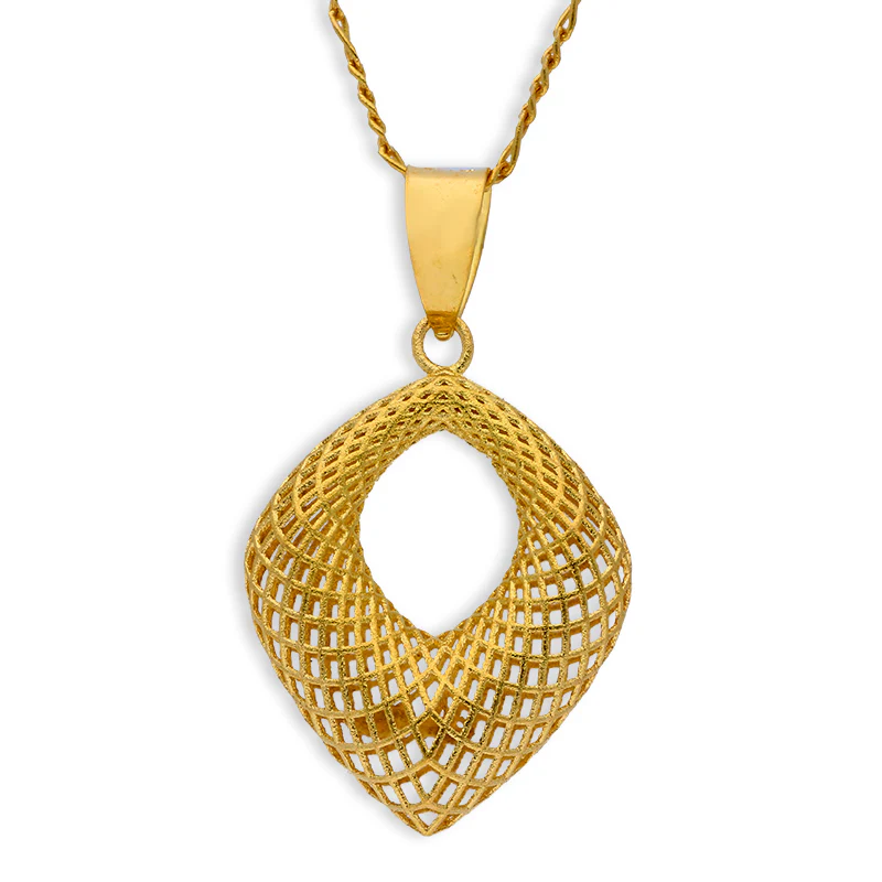 Gold Necklace (Chain with Pendant) 21KT - FKJNKL21KU6067