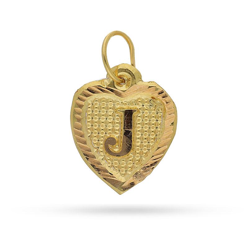 Gold Alphabet Pendant 18KT - FKJPND1452 - Image 10