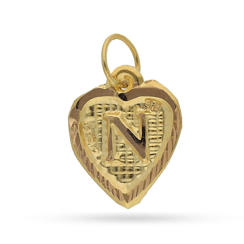 Gold Alphabet Pendant 18KT - FKJPND1452 - Image 13