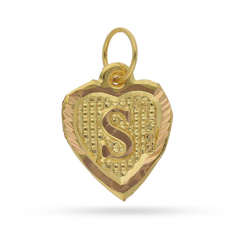 Gold Alphabet Pendant 18KT - FKJPND1452 - Image 18