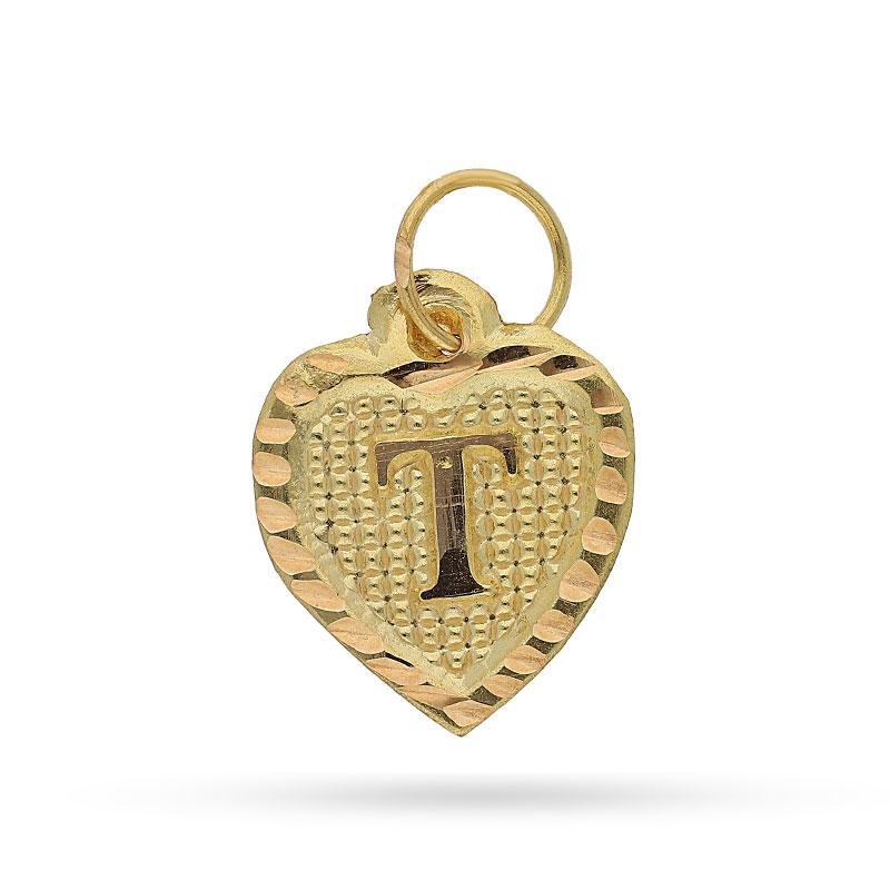 Gold Alphabet Pendant 18KT - FKJPND1452 - Image 19