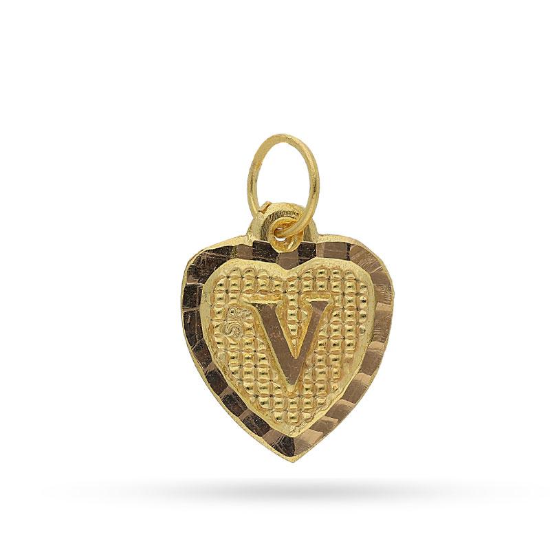 Gold Alphabet Pendant 18KT - FKJPND1452 - Image 21