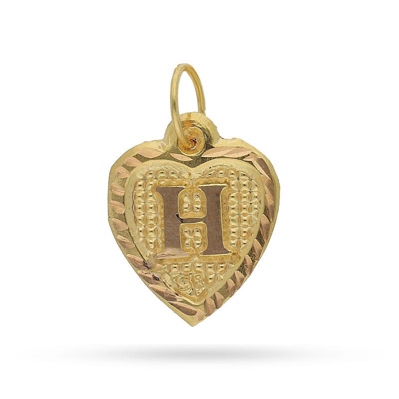 Gold Alphabet Pendant 18KT - FKJPND1452 - Image 8