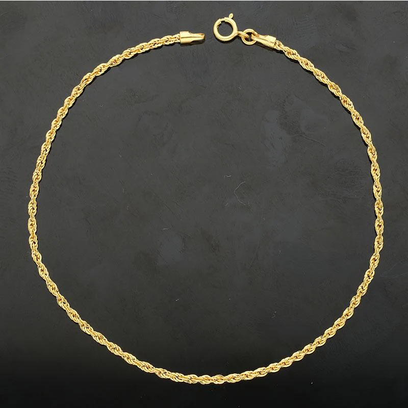 Gold Rope Bracelet 18KT - FKJBRL1772 - Image 2