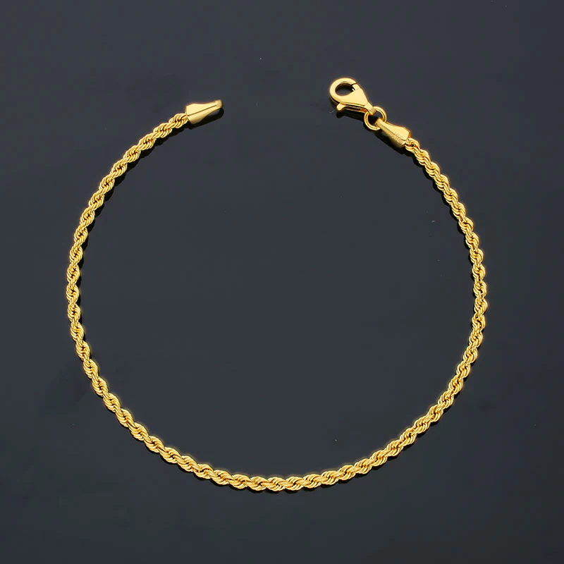 Gold Rope Bracelet 18KT - FKJBRL18KU6551 - Image 3