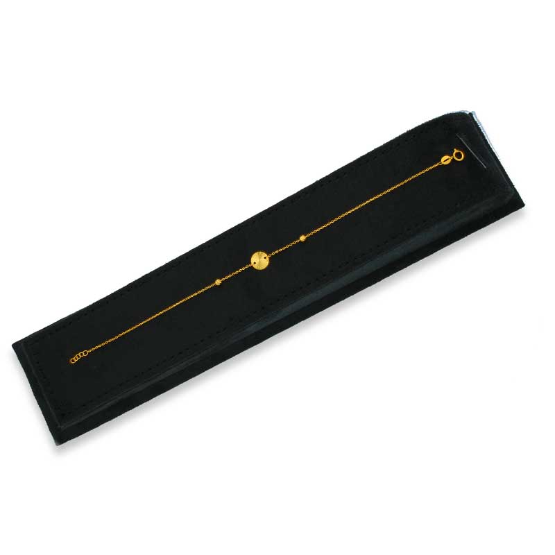 Gold Round Shaped Bracelet 21KT - FKJBRL21KU6026 - Image 4