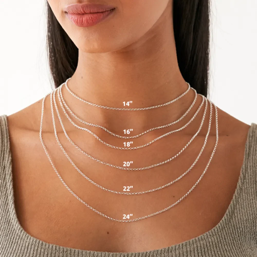 Gold & Silver Personalized Engraved Heart Necklace - FKJNKLU6153 - Image 6
