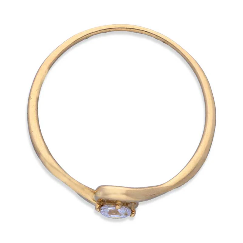 Gold Solitaire Ring 18KT - FKJRN18KU2008 - Image 3