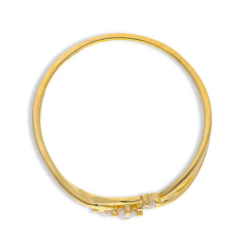 Gold Solitaire Ring 18KT - FKJRN18KU2085 - Image 5