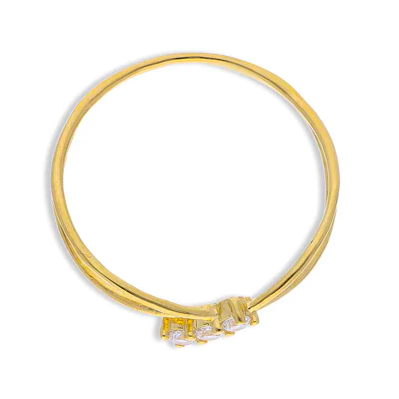 Gold Solitaire Ring 18KT - FKJRN18KU2093 - Image 5