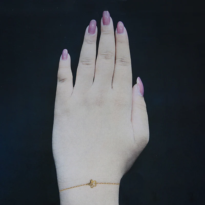 Gold Stars Shaped Bracelet 18KT - FKJBRL18K2415 - Image 4