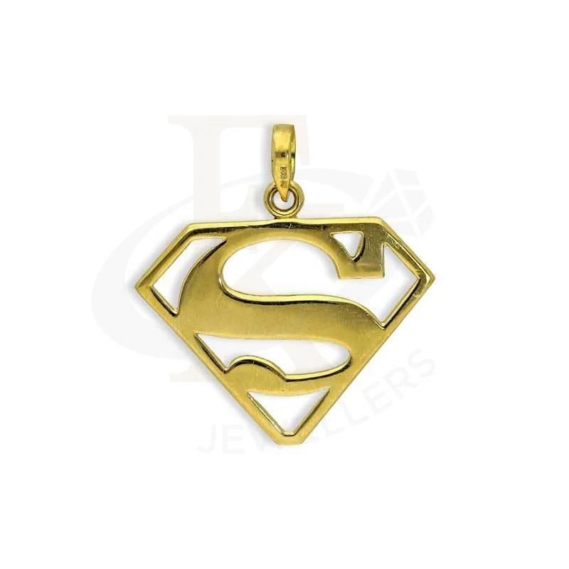 Gold Superman Pendant 18KT - FKJPND18K2691