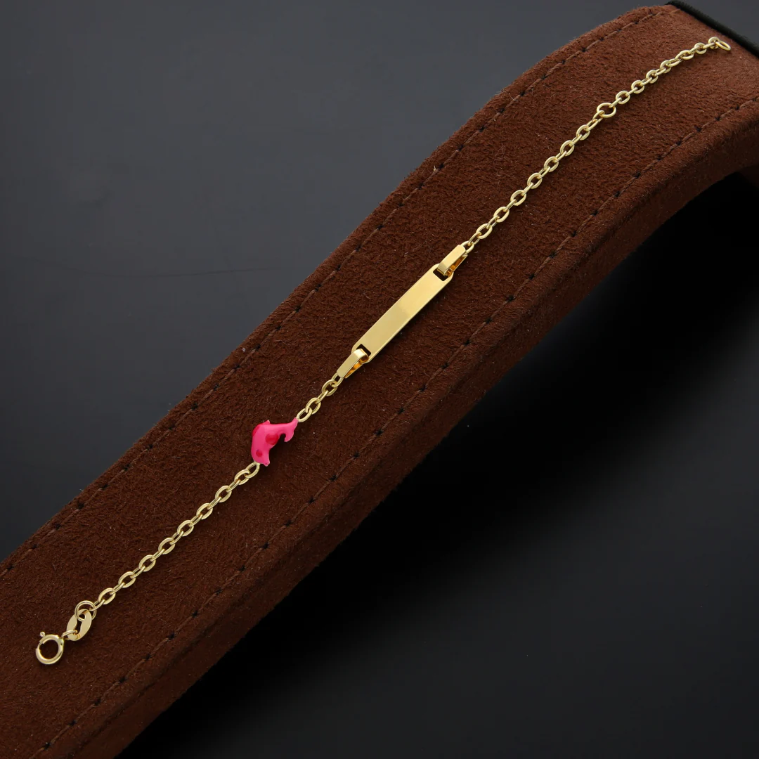 Gold Tag Bracelet 18KT - FKJBRL18KU6434 - Image 2