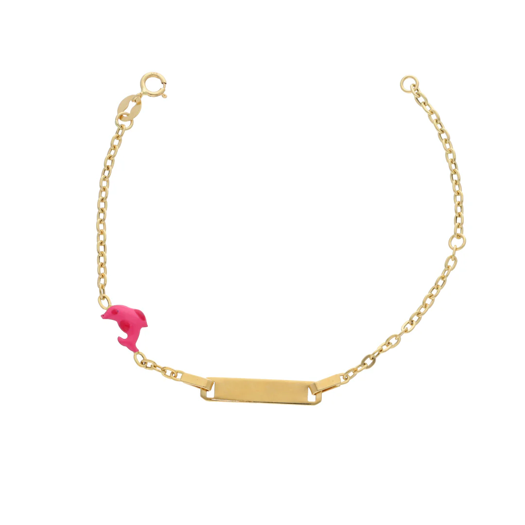 Gold Tag Bracelet 18KT - FKJBRL18KU6434 - Image 4